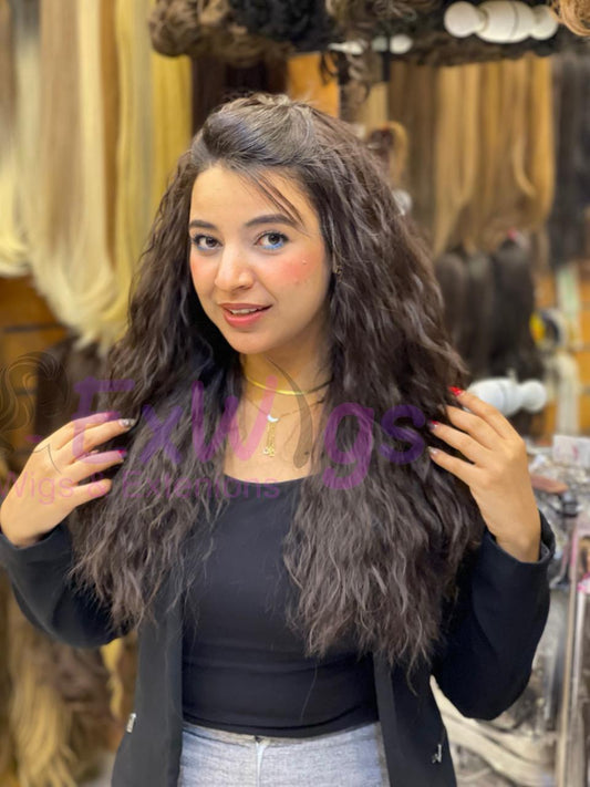 بواريك كيرلي مغسول نصف الظهر بدون قُصة