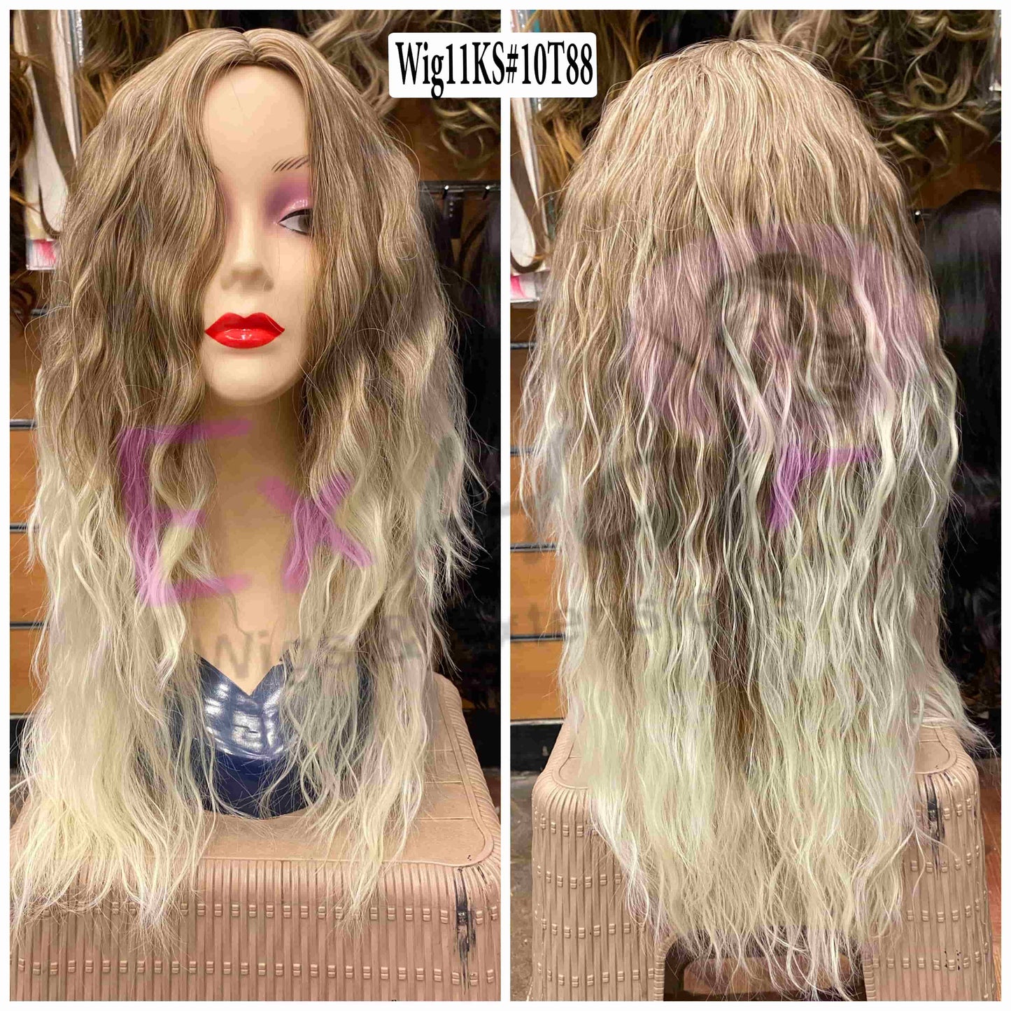 بواريك كيرلي مغسول نصف الظهر بدون قُصة