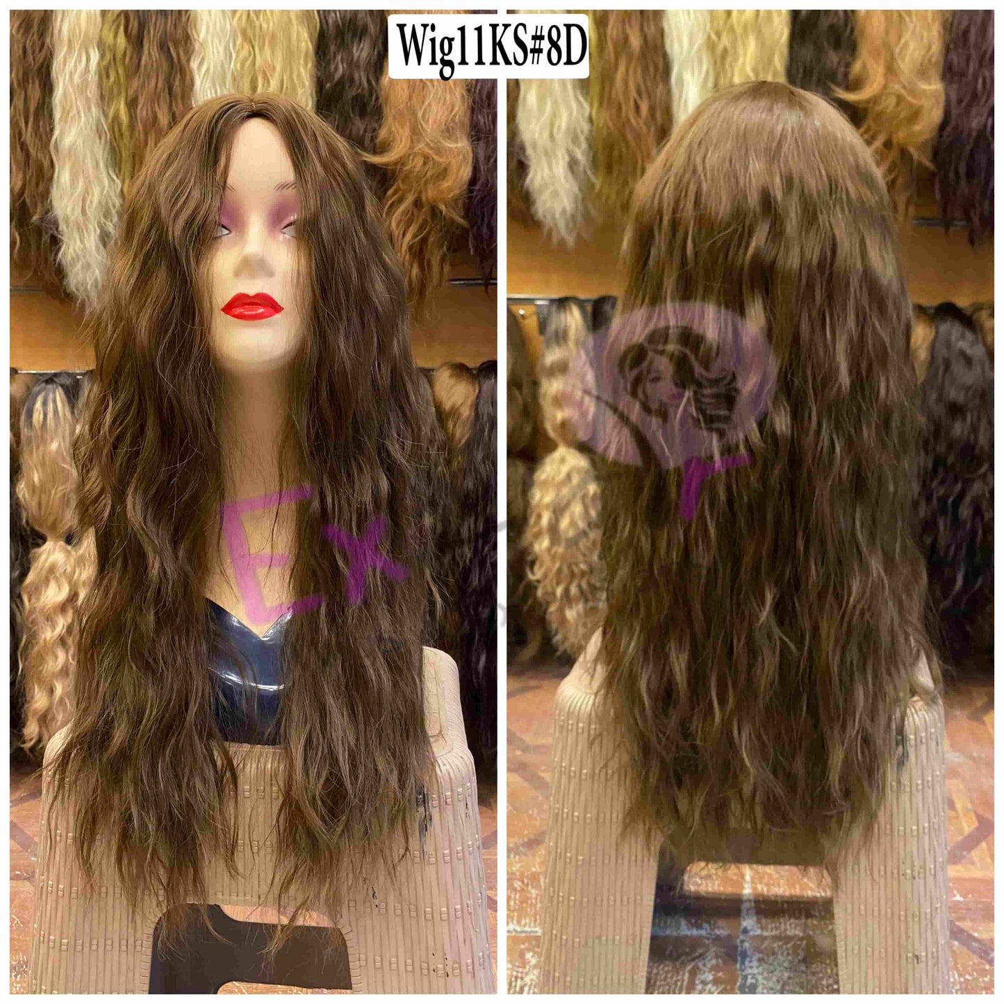 بواريك كيرلي مغسول نصف الظهر بدون قُصة