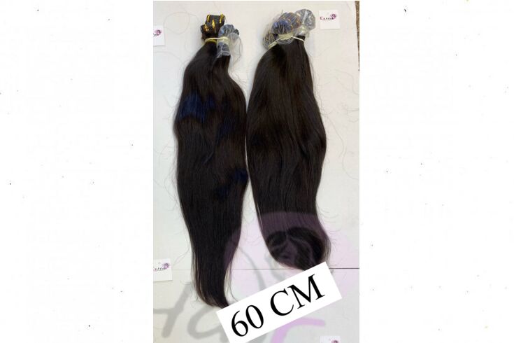 شعر دبل فيس طبيعي هندي بيور