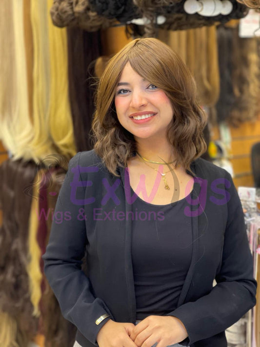 بواريك كيرلي للرقبة بقُصة فرنش