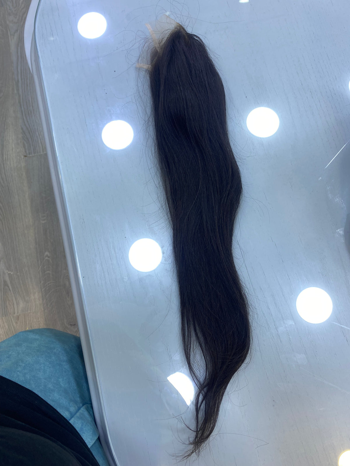 قُصة طويلة شعر طبيعي بيور %100 - نانو ليزر ٥×٥ - تتصبغ أي لون توصل للثلجي