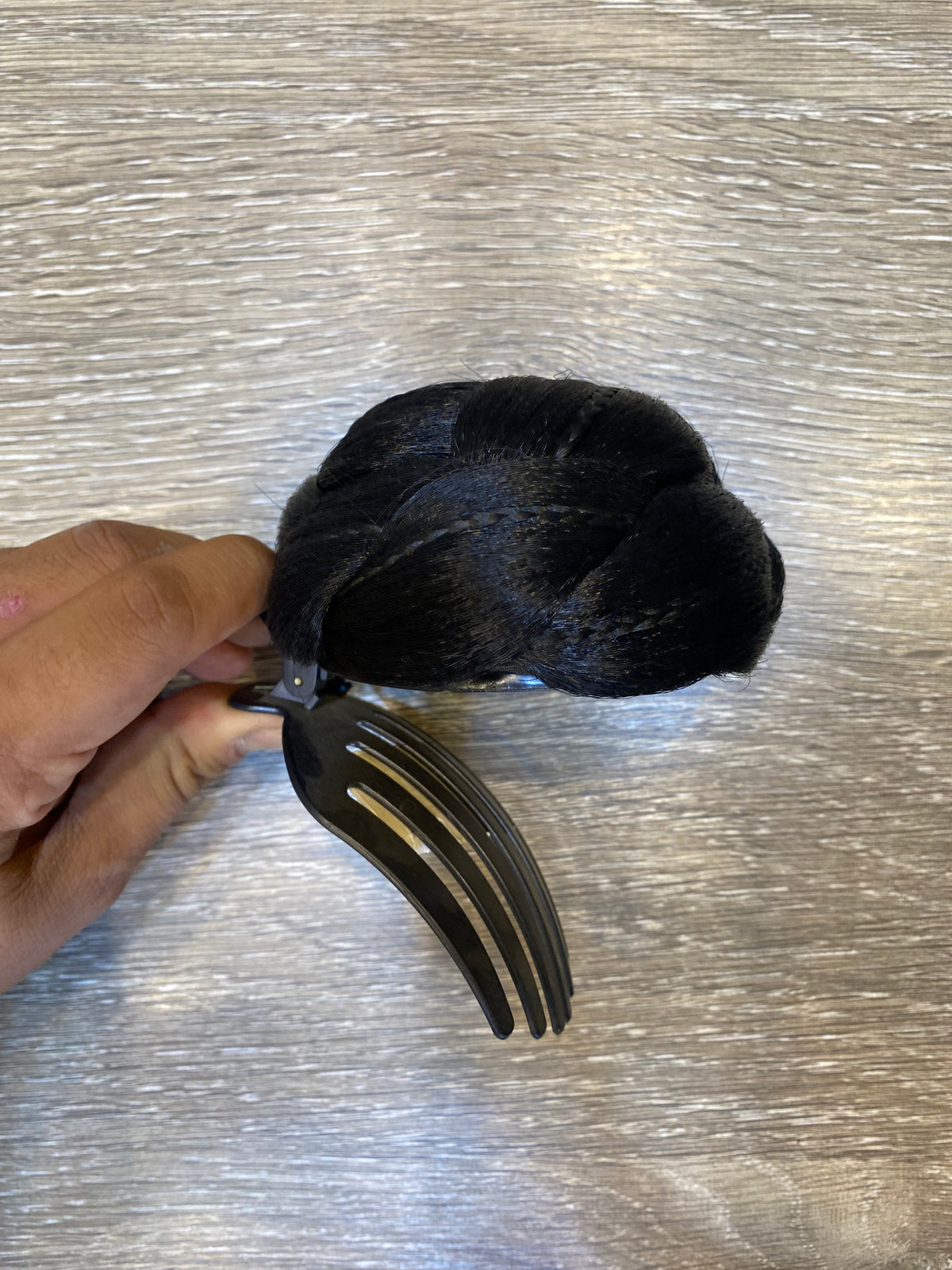 فورمة شعر بخمس سنابل - اسود غامق