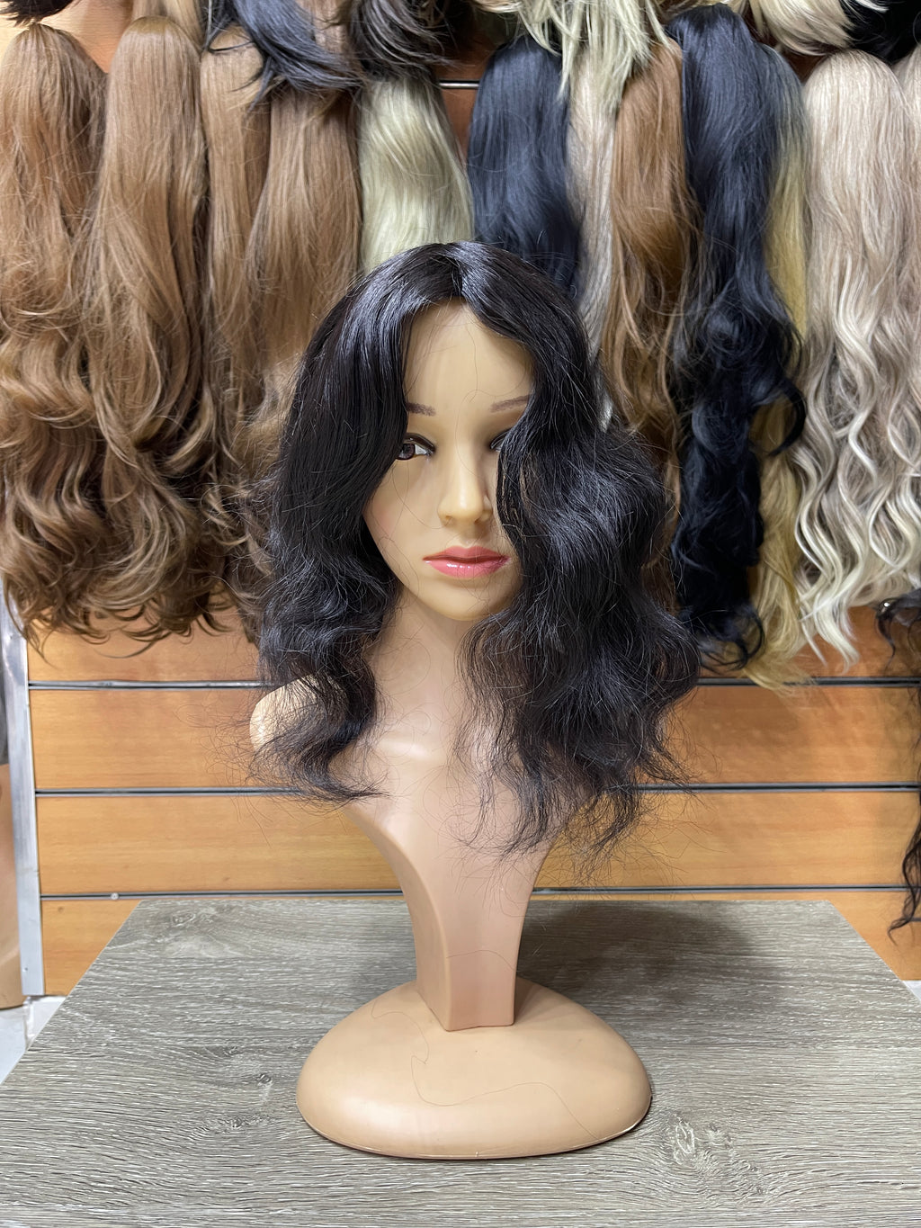 توبر كيرلي للرقبة بقُصة طويلة - اسود فاتح