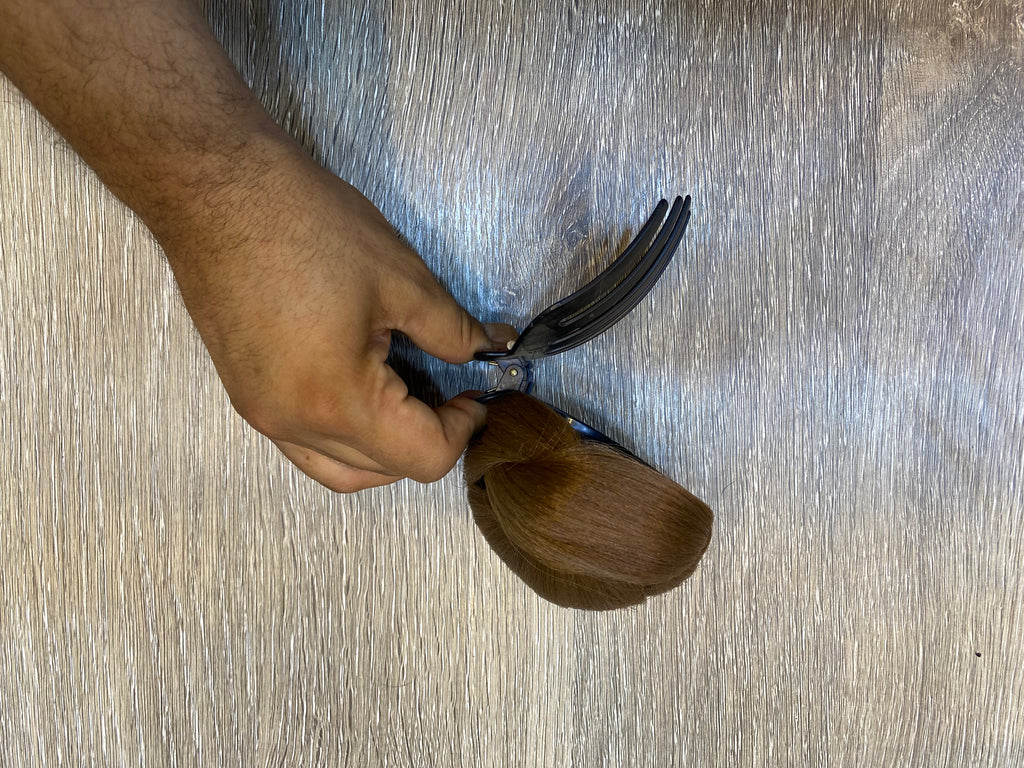 فورمة شعر كلاسيك - بني فاتح مأرنج