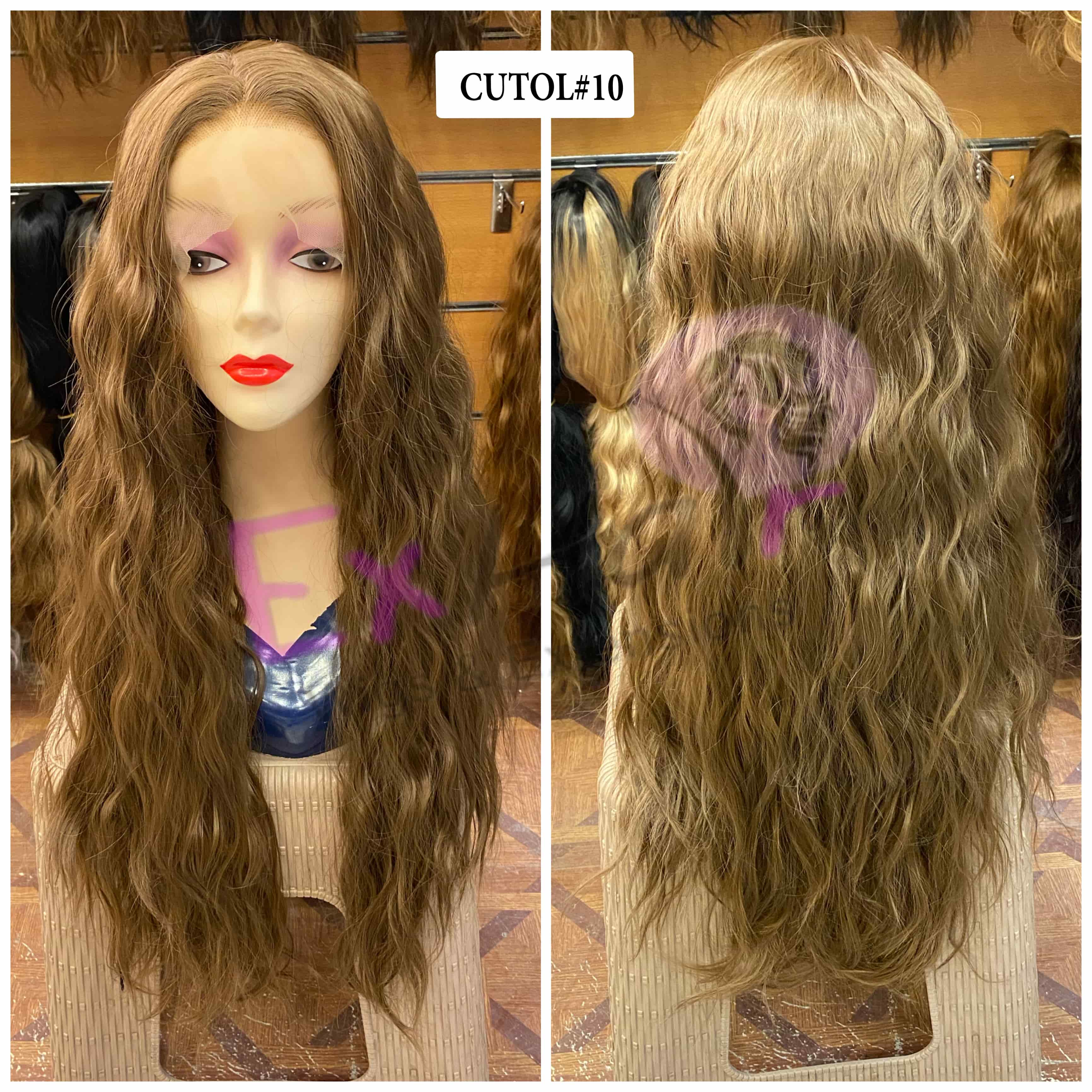 بواريك جذور تُل ببصمة رأس كيرلي طويل