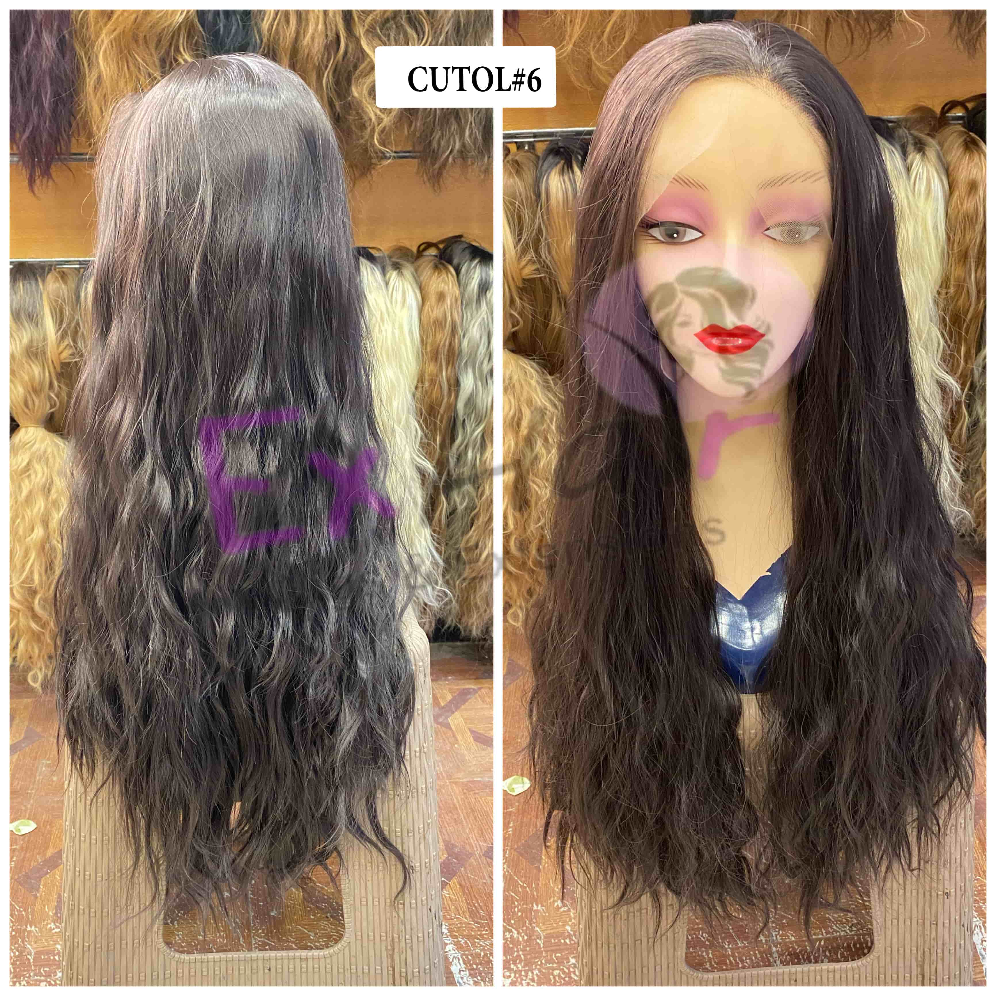 بواريك جذور تُل ببصمة رأس كيرلي طويل