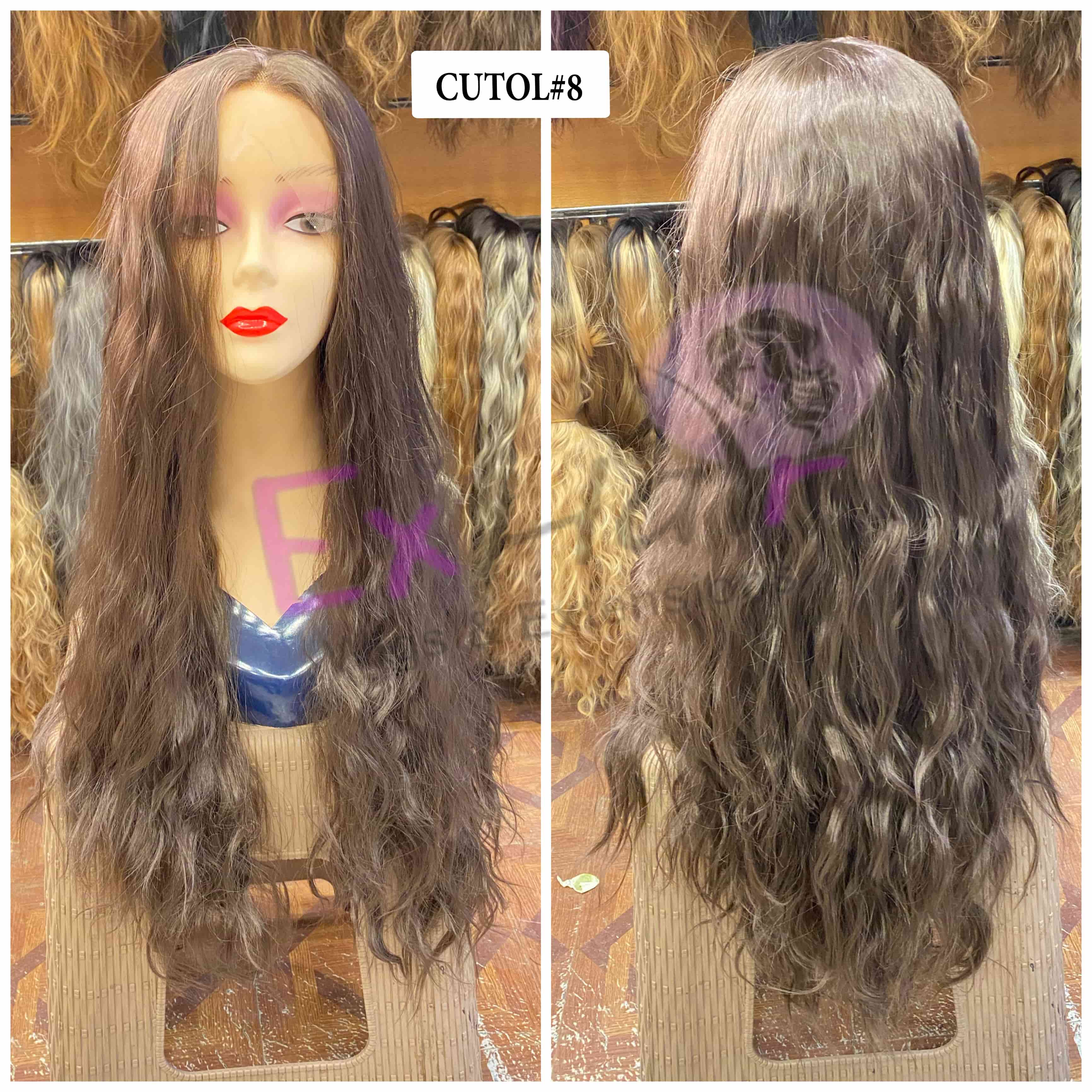 بواريك جذور تُل ببصمة رأس كيرلي طويل