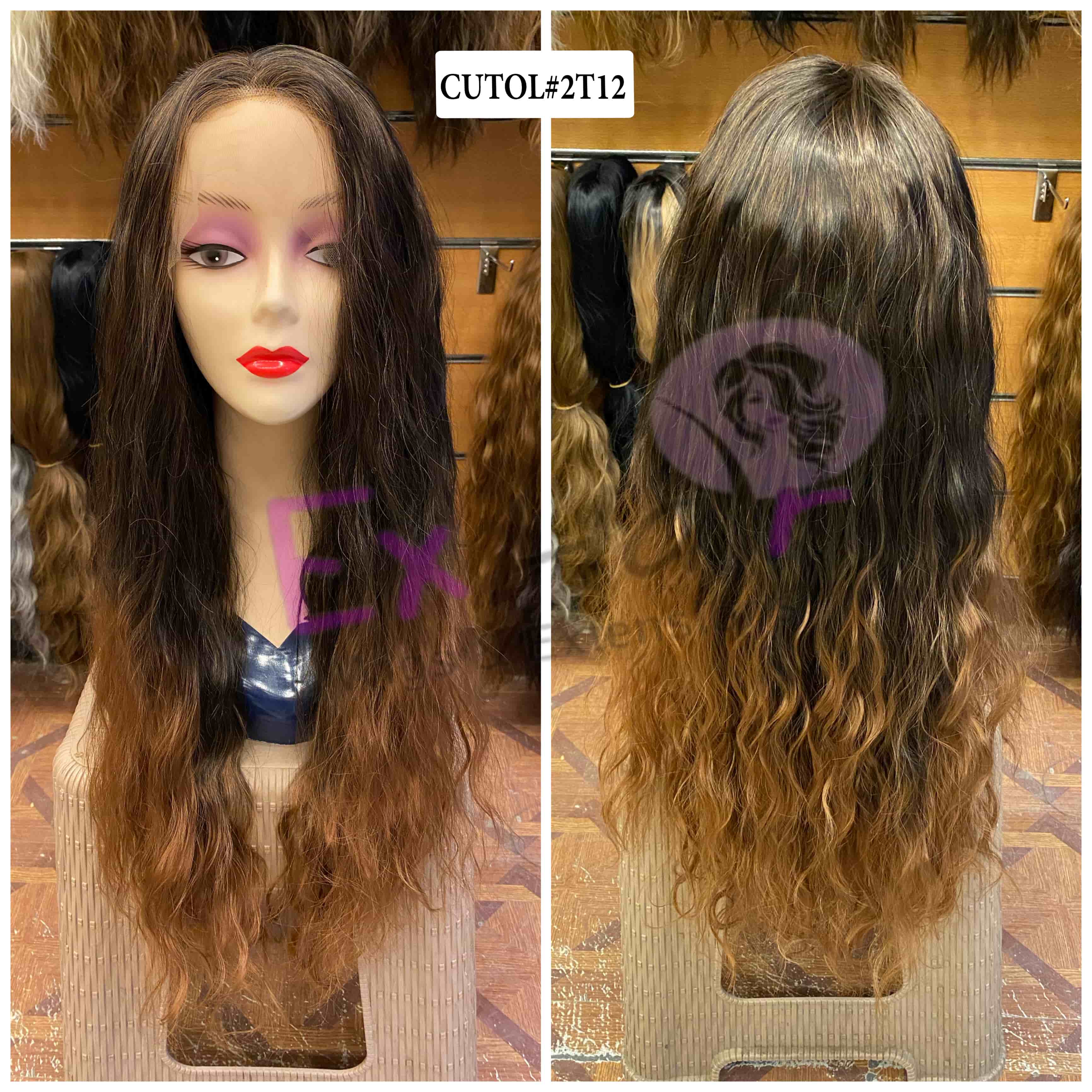 بواريك جذور تُل ببصمة رأس كيرلي طويل