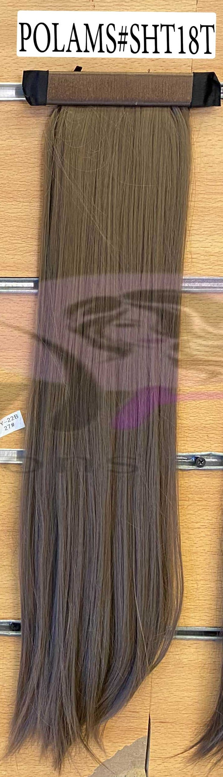 ديل حصان ليس بمسطره - كود اللون SHT18T - Straight, Lace Synthetic Ponitail - Colour Code SHT18T