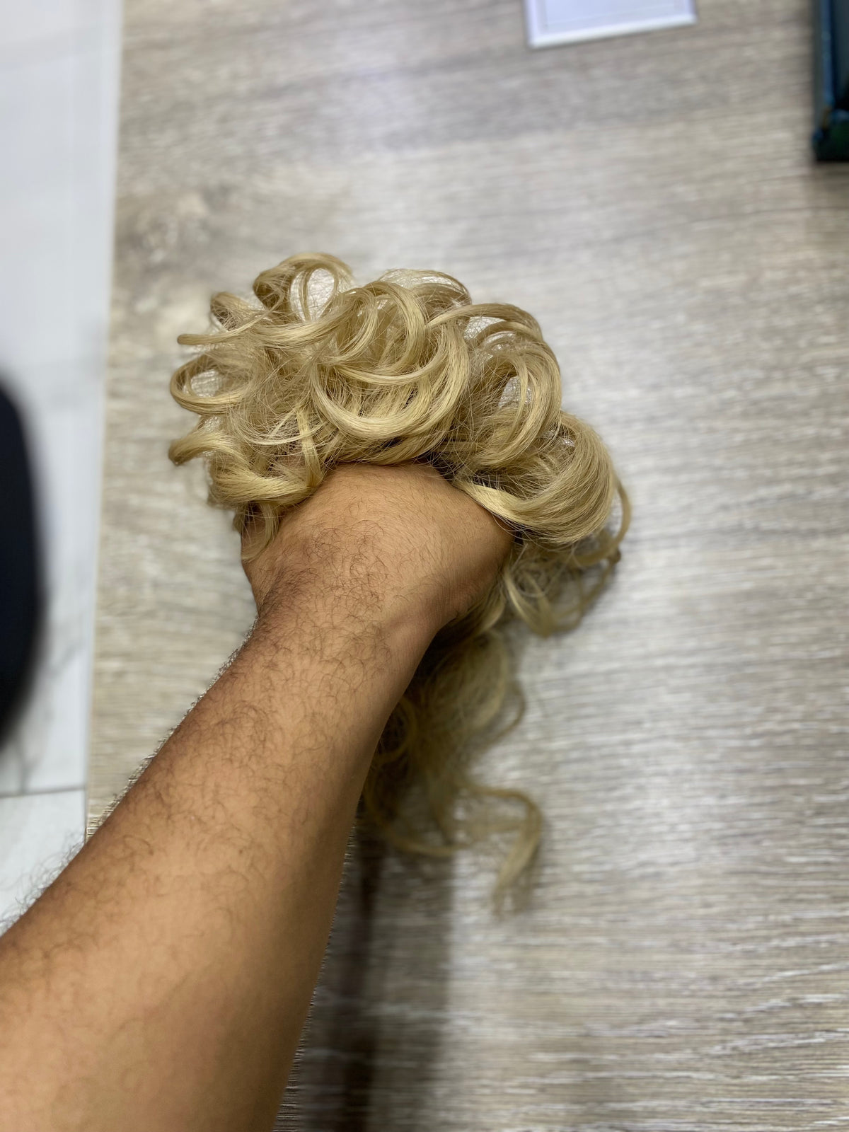 فورمة شعر ميسي بان بأستك بديل - أشقر دهبي