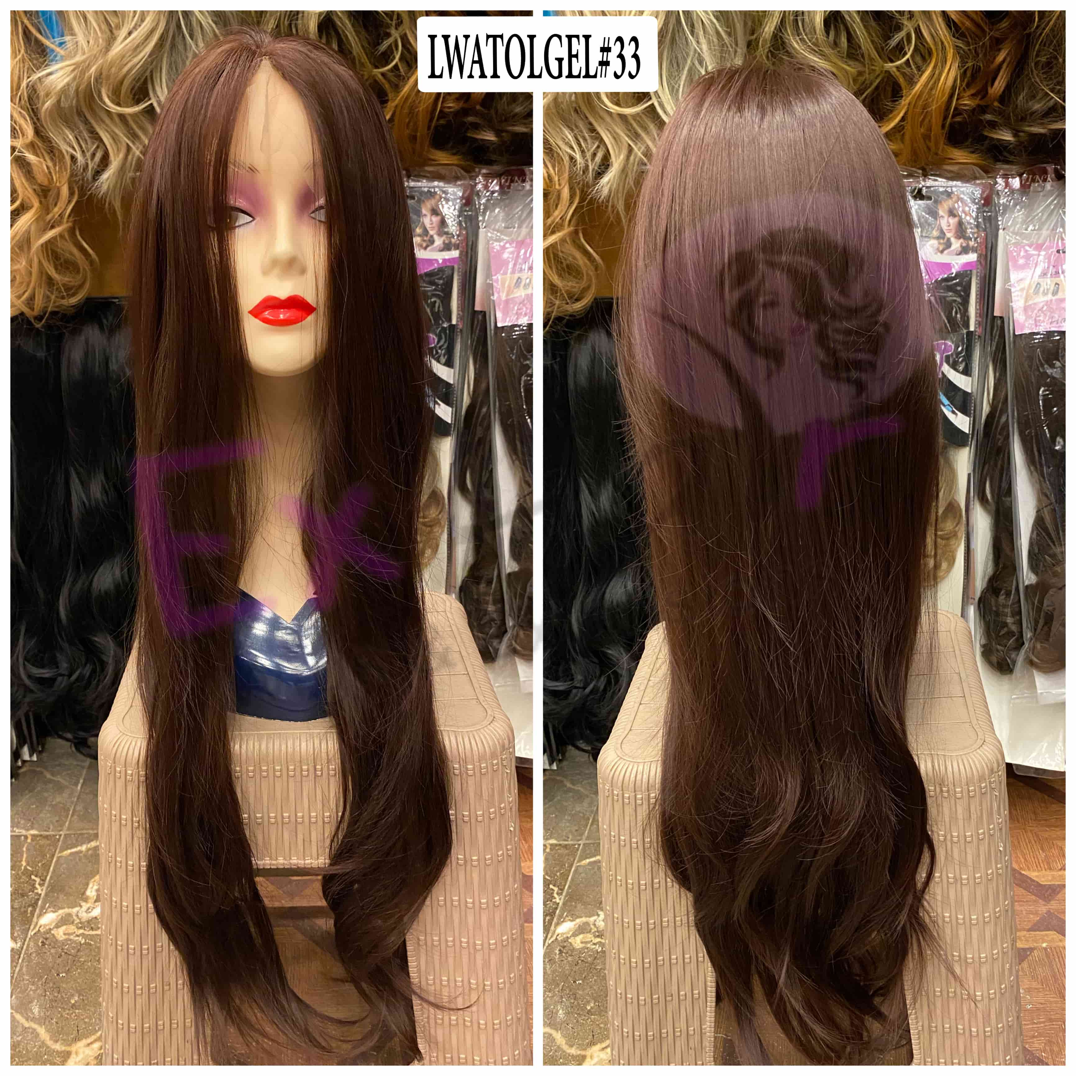 بواريك جذور جلد ويفي طويل