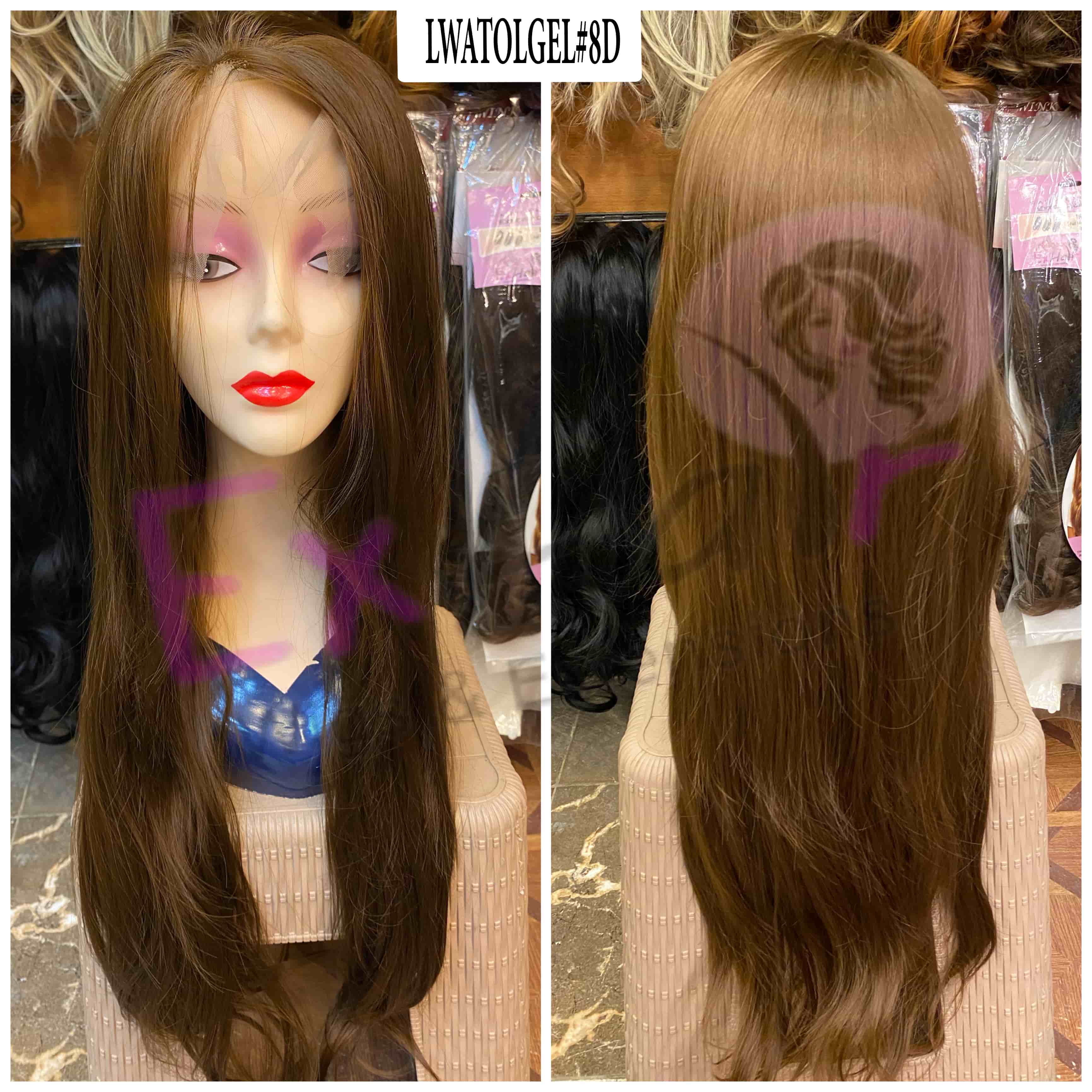 بواريك جذور جلد ويفي طويل