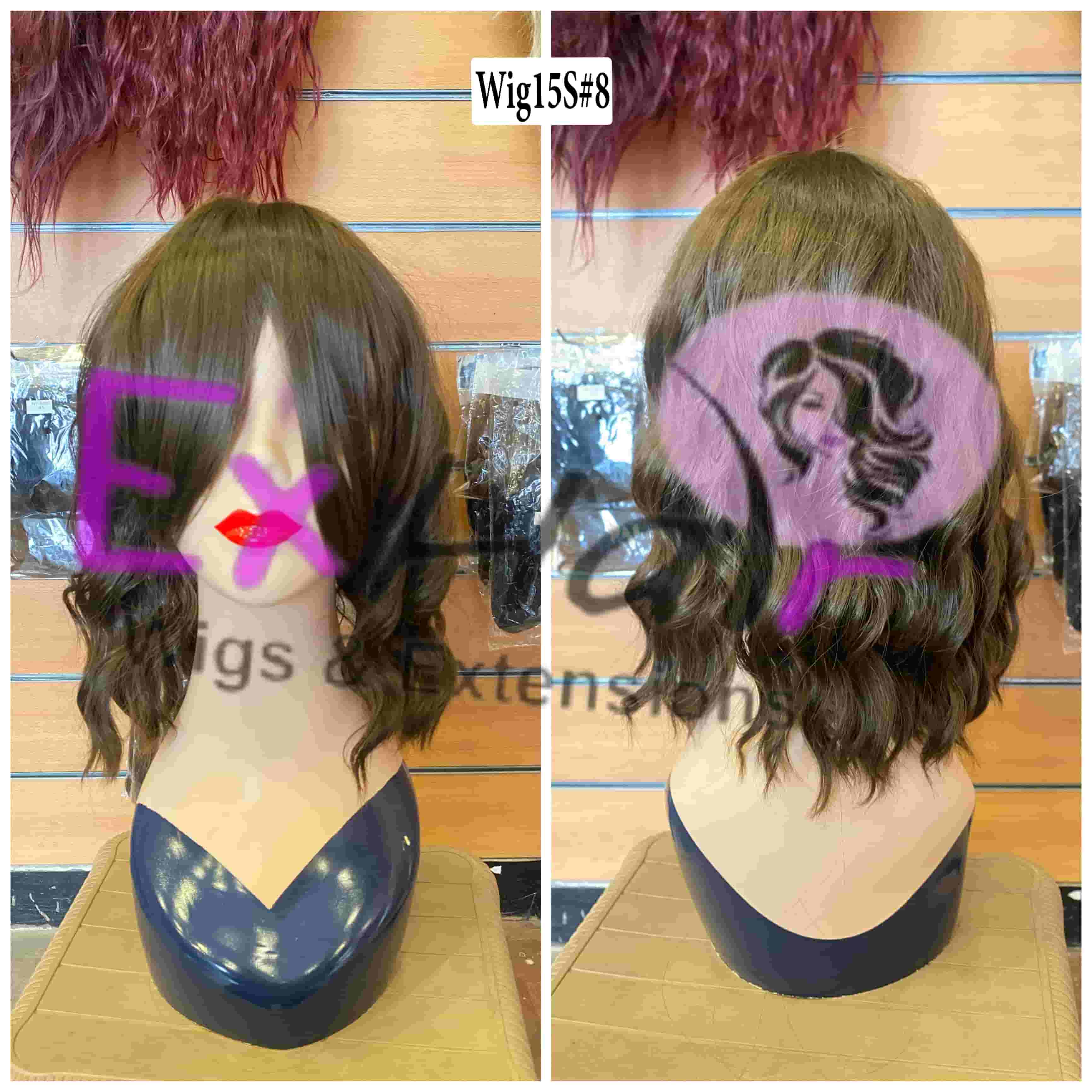 بواريك كيرلي للرقبة بقُصة وسط